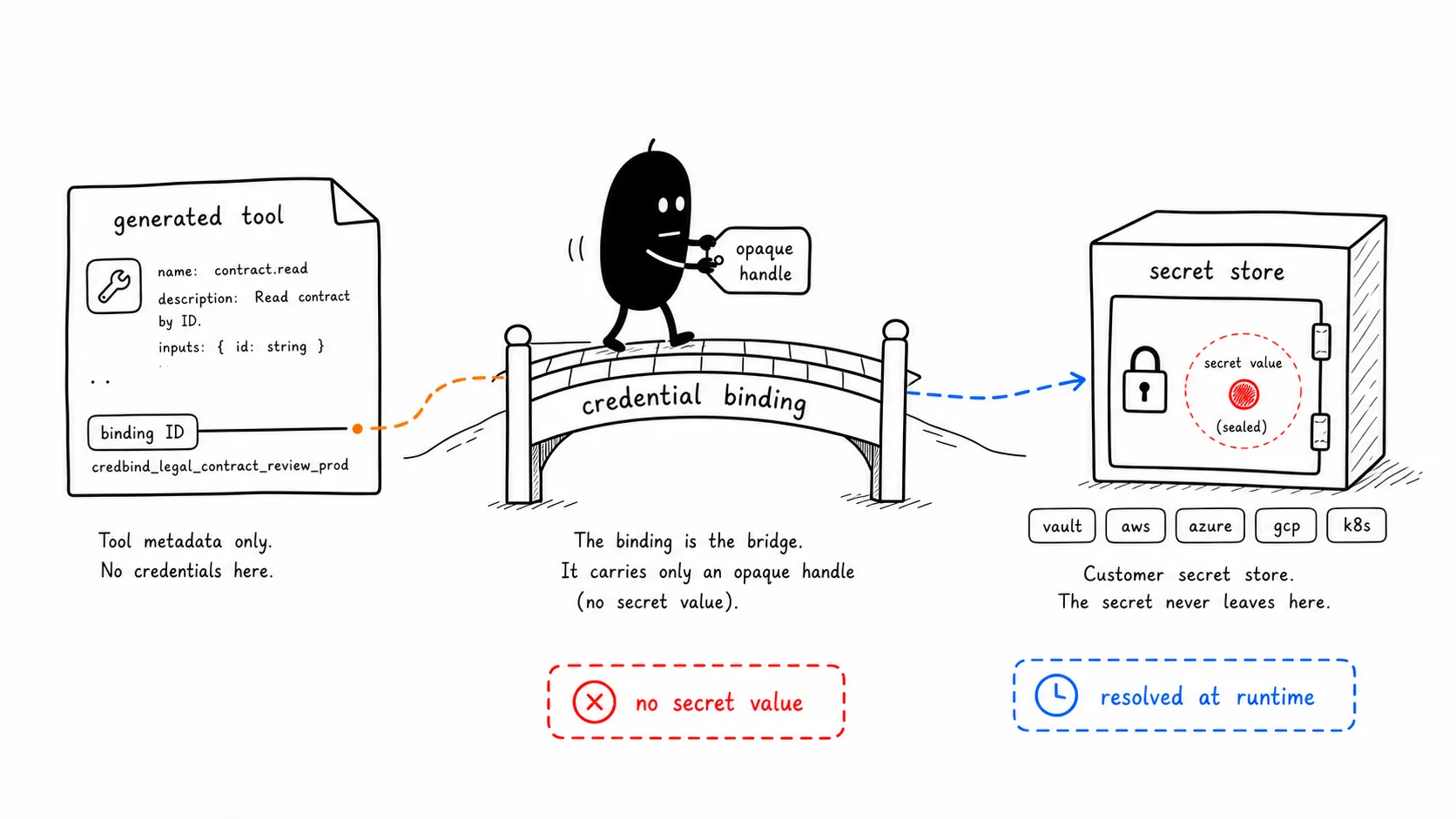 Bridge With A Credential Binding