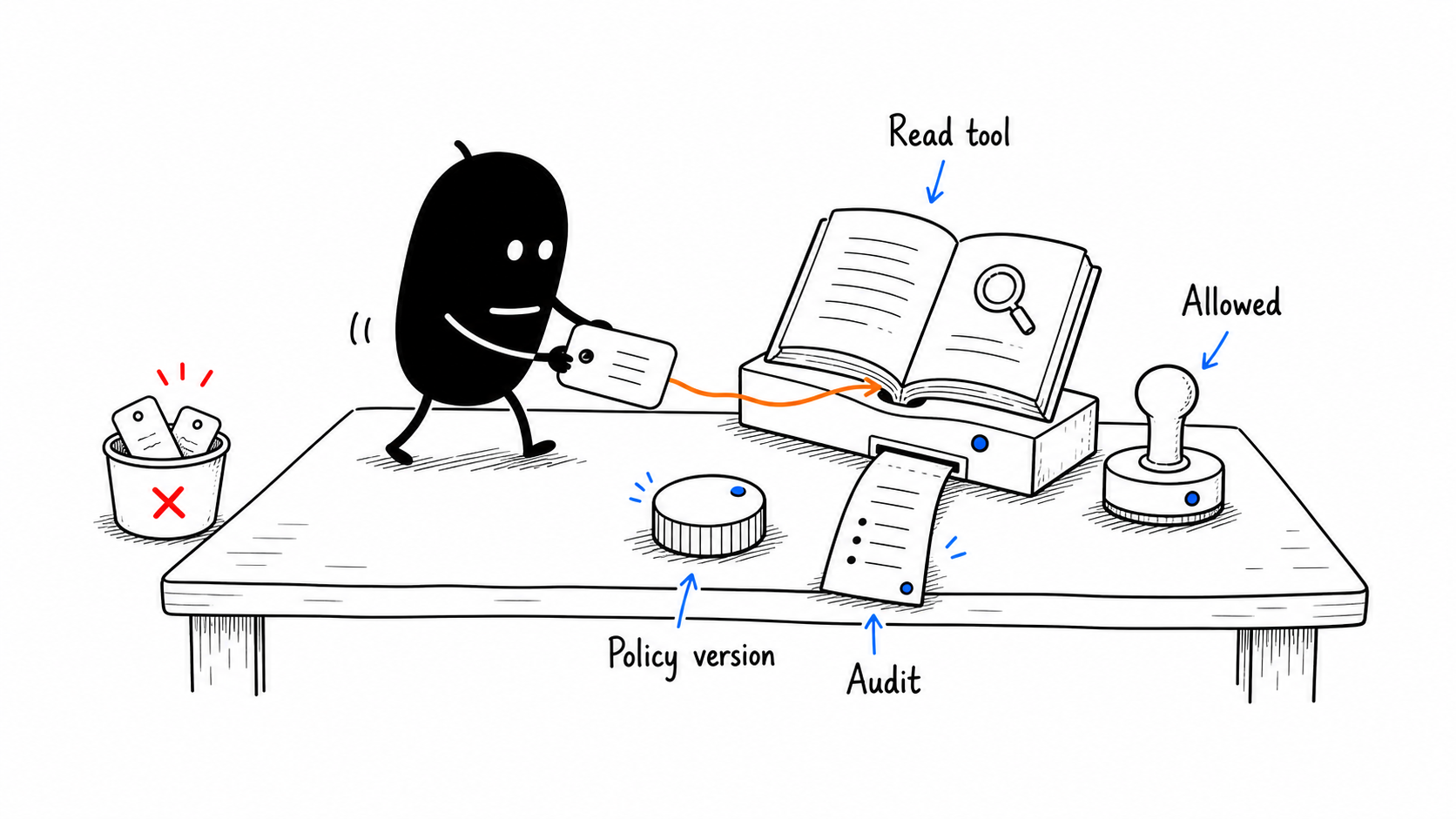 A read tool works