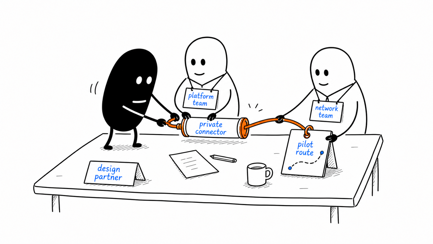 Reach a private system without public exposure